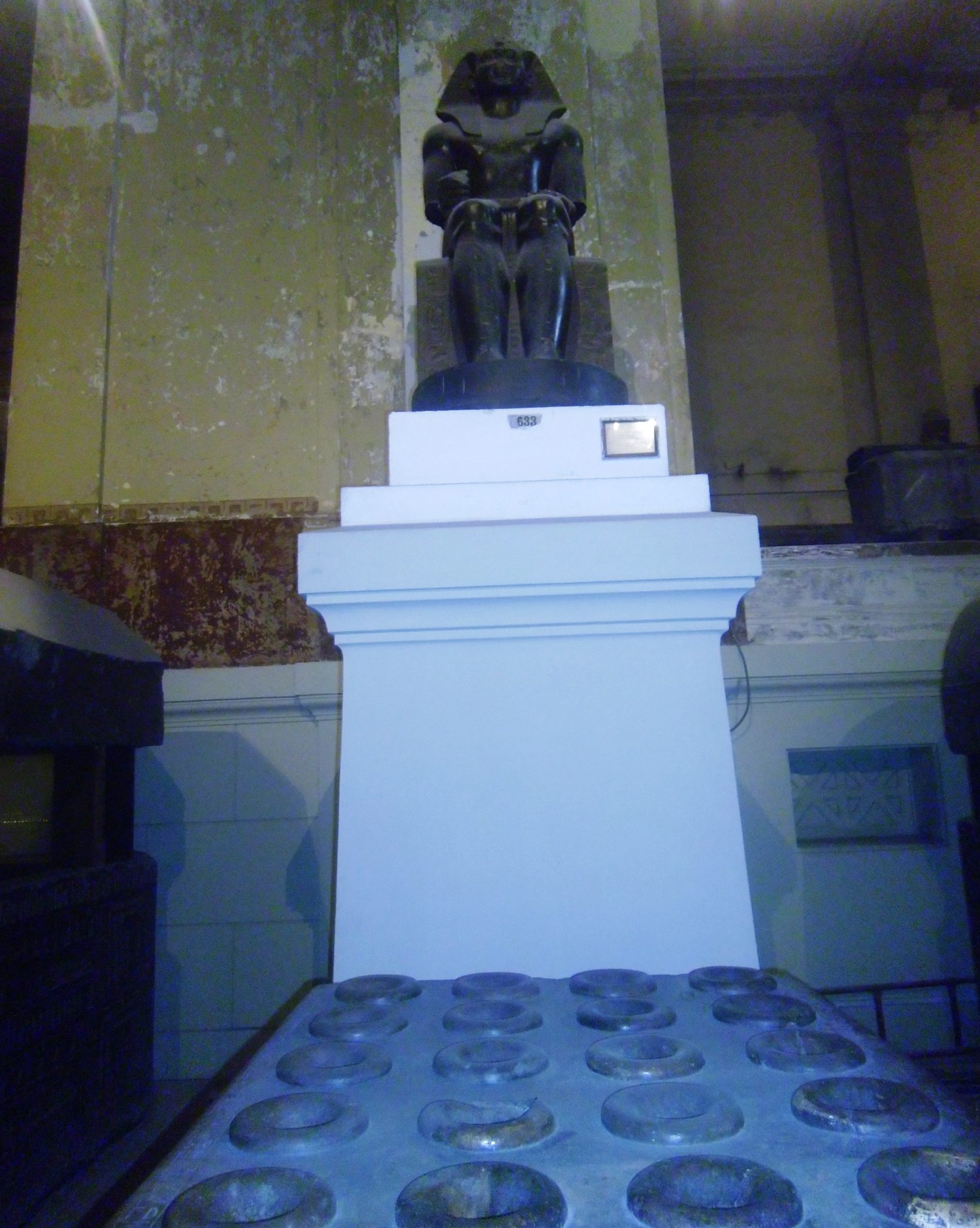 Sculpture gallery at the Egyptian Museum in Cairo